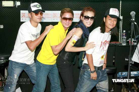 容祖儿草蜢为第二场拉阔音乐会努力彩排【图】