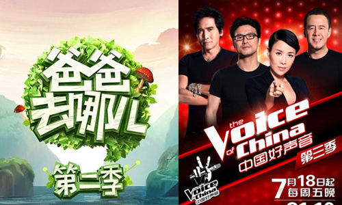 《爸爸》PK《好声音》谁才是第一？