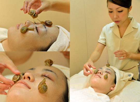 日本推出蜗牛美容法