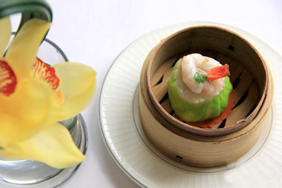 香港三星餐厅龙景轩的龙太子蒸饺 香港三星餐厅龙景轩的龙太子蒸饺