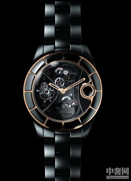 CHANEL J12神秘逆行腕表(玫瑰金),全球限量发行10只