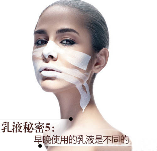 乳液秘密5:早晚使用的乳液是不同的 乳液秘密5:早晚使用的乳液是不同的