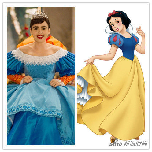 Lily Collins VS 白雪公主