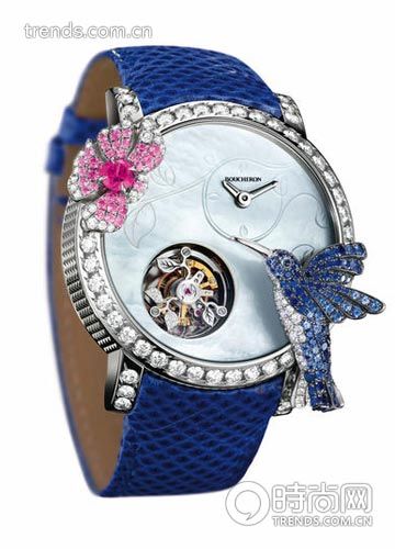 Boucheron Hibiscus Tourbillon 珠宝腕表