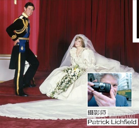 帕特里克-利奇菲尔德拍摄的王储查尔斯王子与黛安娜王妃结婚典礼