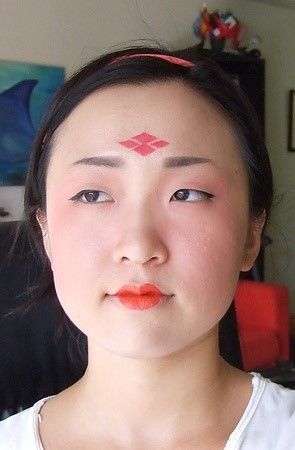 贴花钿(图片来源:gatita的部落格)