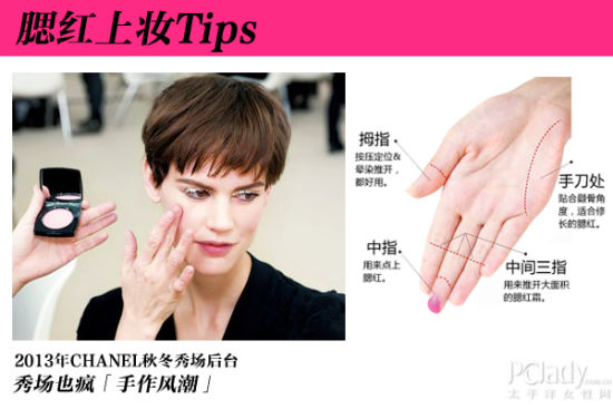 腮红上妆TIPS