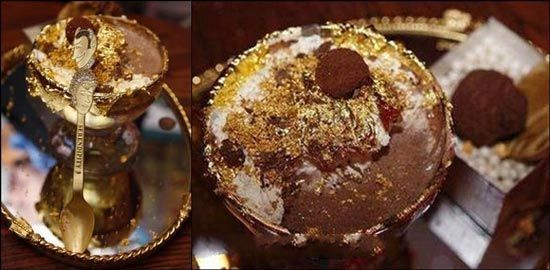 “土豪金”料理 黄金作食材 “土豪金”料理 黄金作食材
