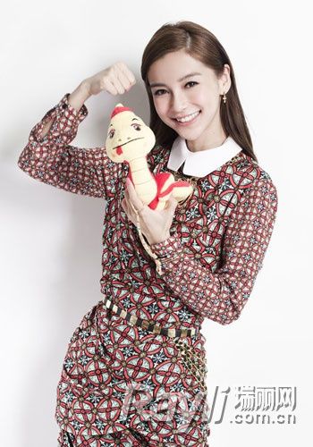 偏分服帖焦糖色长直发
