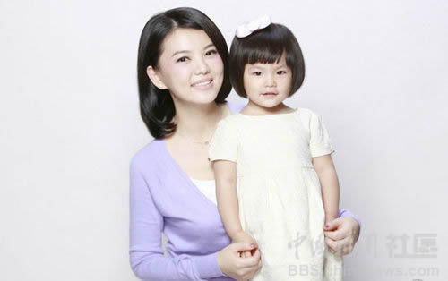 李湘和女儿王诗龄