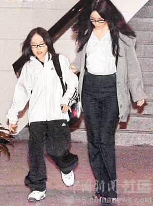 王菲和女儿窦靖童