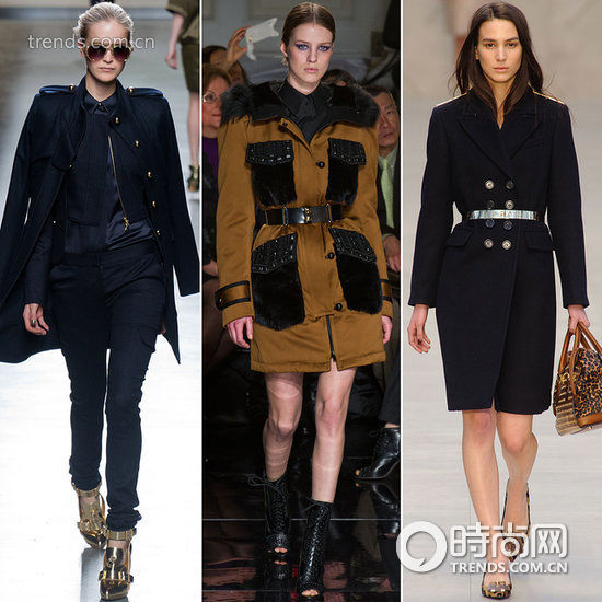 从左到右依次:Runway: Prabal Gurung, Jason Wu, Burberry Prorsum