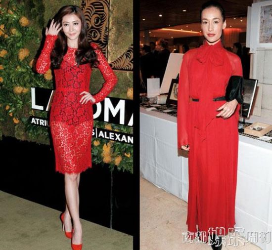 左:熊黛林 右:Maggie Q