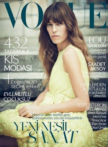 Lou Doillon登上11月土耳其版VOGUE封面