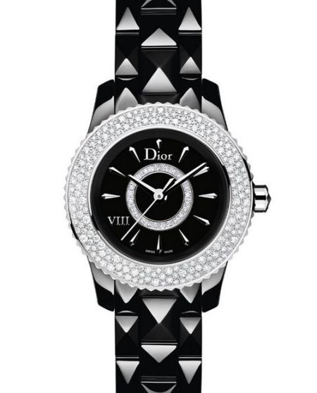 DIOR VIII BLACK 雪花镶嵌表圈腕表