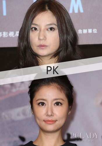 赵薇臃肿心如水嫩 同龄女星容貌pk谁变大妈