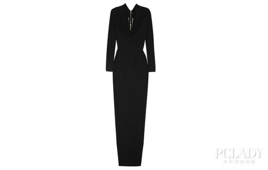 Roland Mouret Sibony 绉纱和蕾丝礼服 $2,521