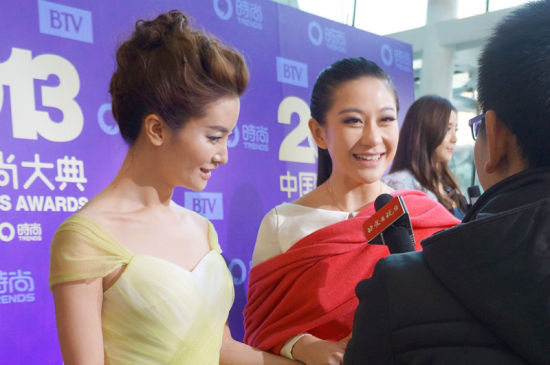 2013时尚大典李晟、兰玉携手红毯