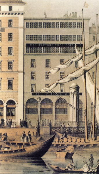 昔日位于前日内瓦港口的百达翡丽公司大楼(1839年)