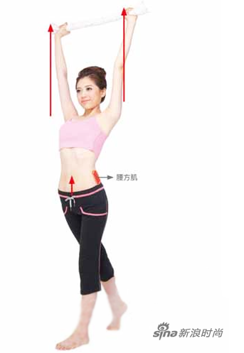 举巾提腹 举巾提腹