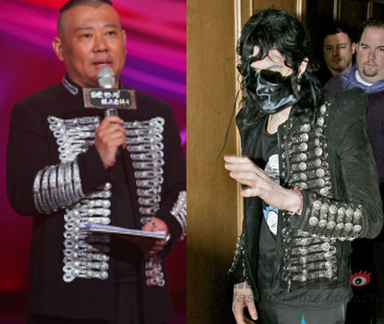 郭德纲身与Michael Jackson撞衫 郭德纲身与Michael Jackson撞衫