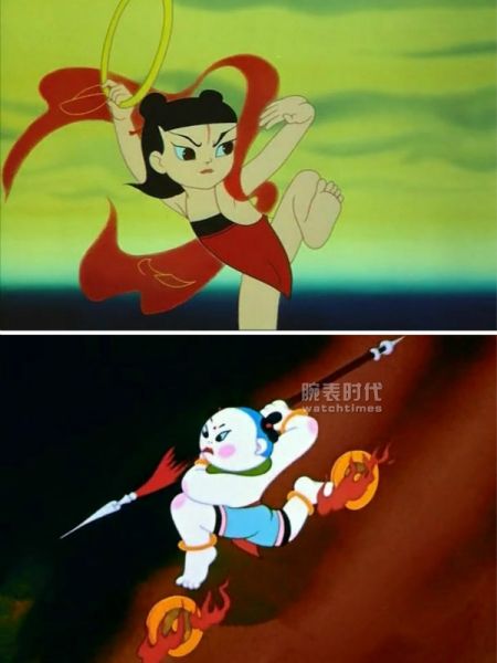 动画人物的对比
