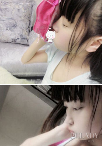 小学生性感照曝红