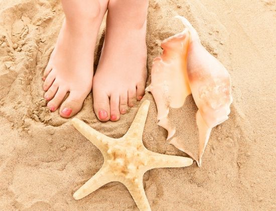 足细节暗示身体疾病