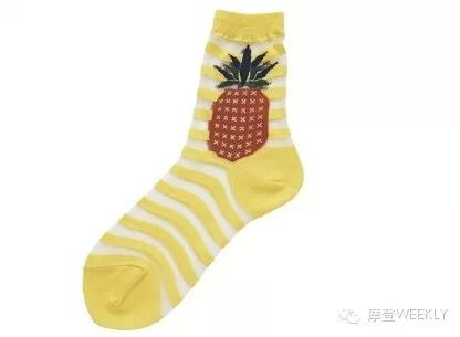 MARCOMONDE菠萝袜,SANLIPOP有售。 MARCOMONDE菠萝袜,SANLIPOP有售。