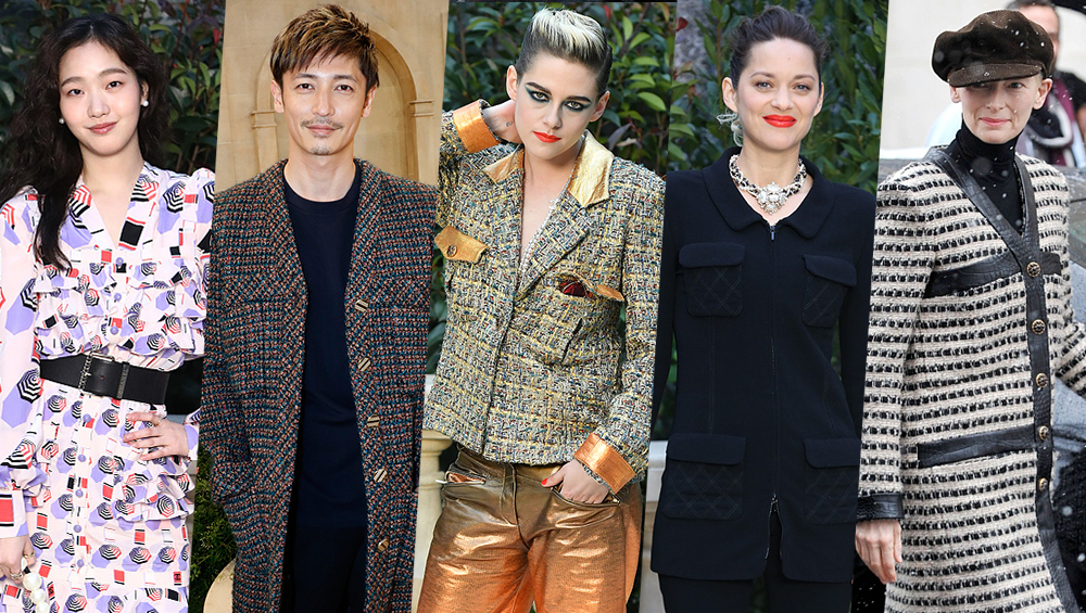 Chanel高定众星云集 玛丽昂-歌蒂娅玉木宏金高银同场看秀