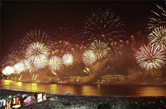 新年前夜夜餐 巴西,里约热内卢 新年前夜夜餐 巴西,里约热内卢