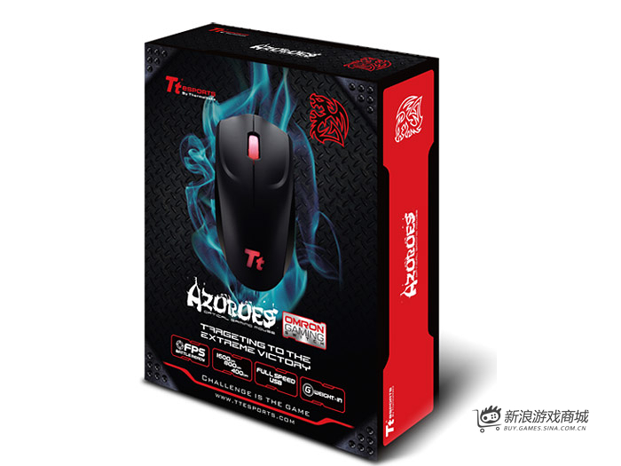 曜越Ttesports 黑翼鲨MO-ARS003DTD电竞鼠标