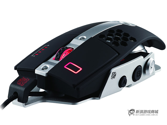 曜越Ttesports Level10M MO-LTM009DTCN 电竞鼠标（黑色）