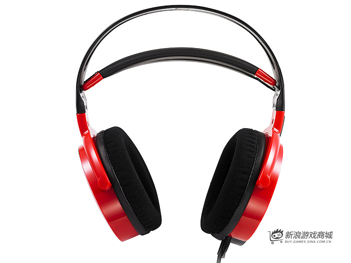 曜越Ttesports 震撼者 颶風版HT-SKH006ECRE 電競耳機（HD紅色）