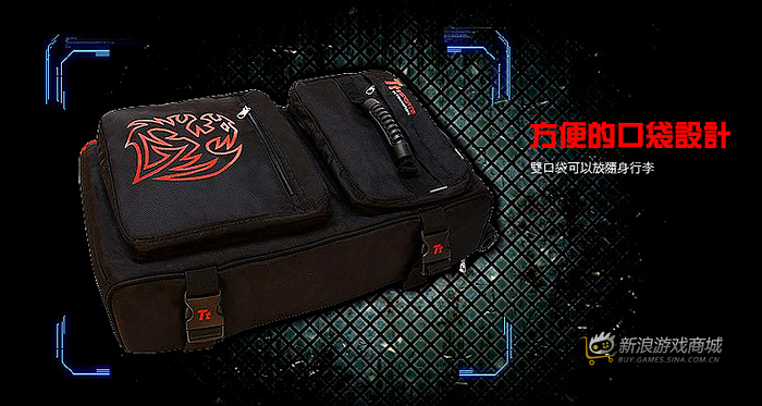 曜越Ttesports 多功能斗龙电竞背包 EAC-MIS001BP