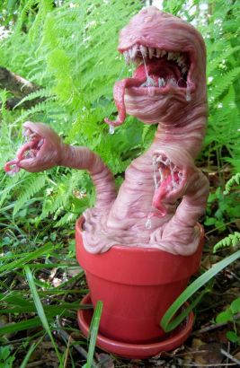妹纸创意:马里奥重口食人花