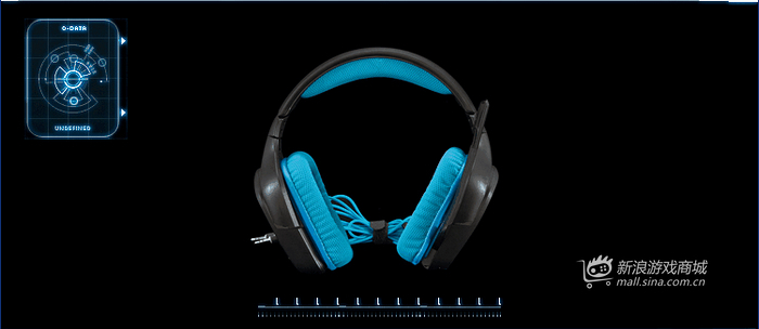 罗技G430环绕声游戏耳机麦克风