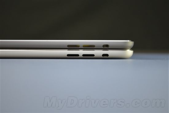 iPad 5灰色和银色版侧面细节 iPad 5灰色和银色版侧面细节
