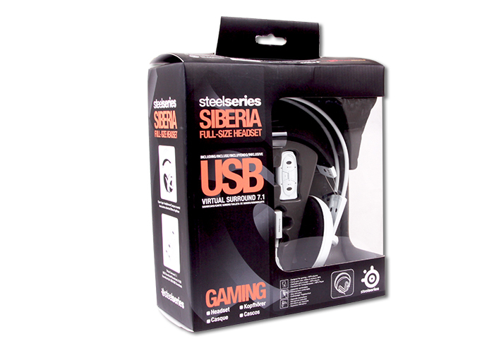 SteelSeries(赛睿)西伯利亚v1 USB 耳机 白色 _