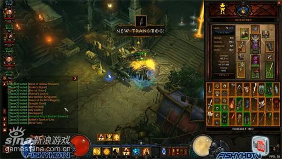 暗黑3玩家直播188件传奇瞬开