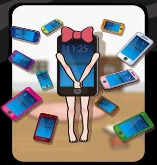 “手机女友”陪聊天道晚安
