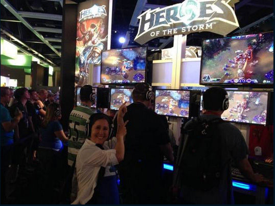PAX游戏展《风暴英雄》现场图集