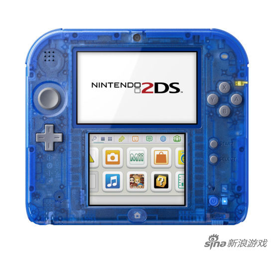 新颜色水晶蓝版3DS