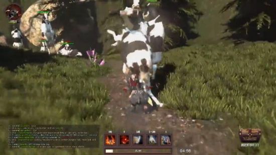 奇葩MMO惊现暗黑2隐藏奶牛关