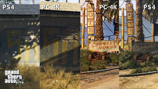 GTA5-PS4与PC静态画面对比
