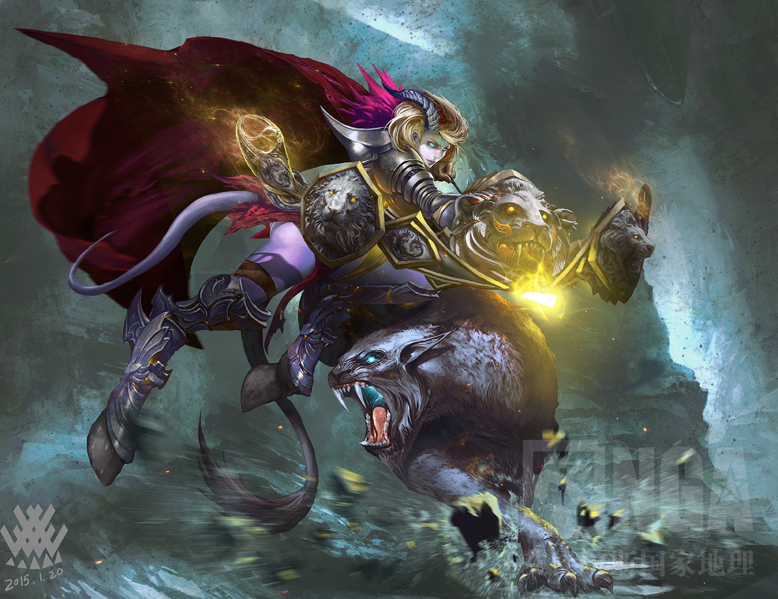 就想画个德莱尼 猎人就是强 - 新浪游戏