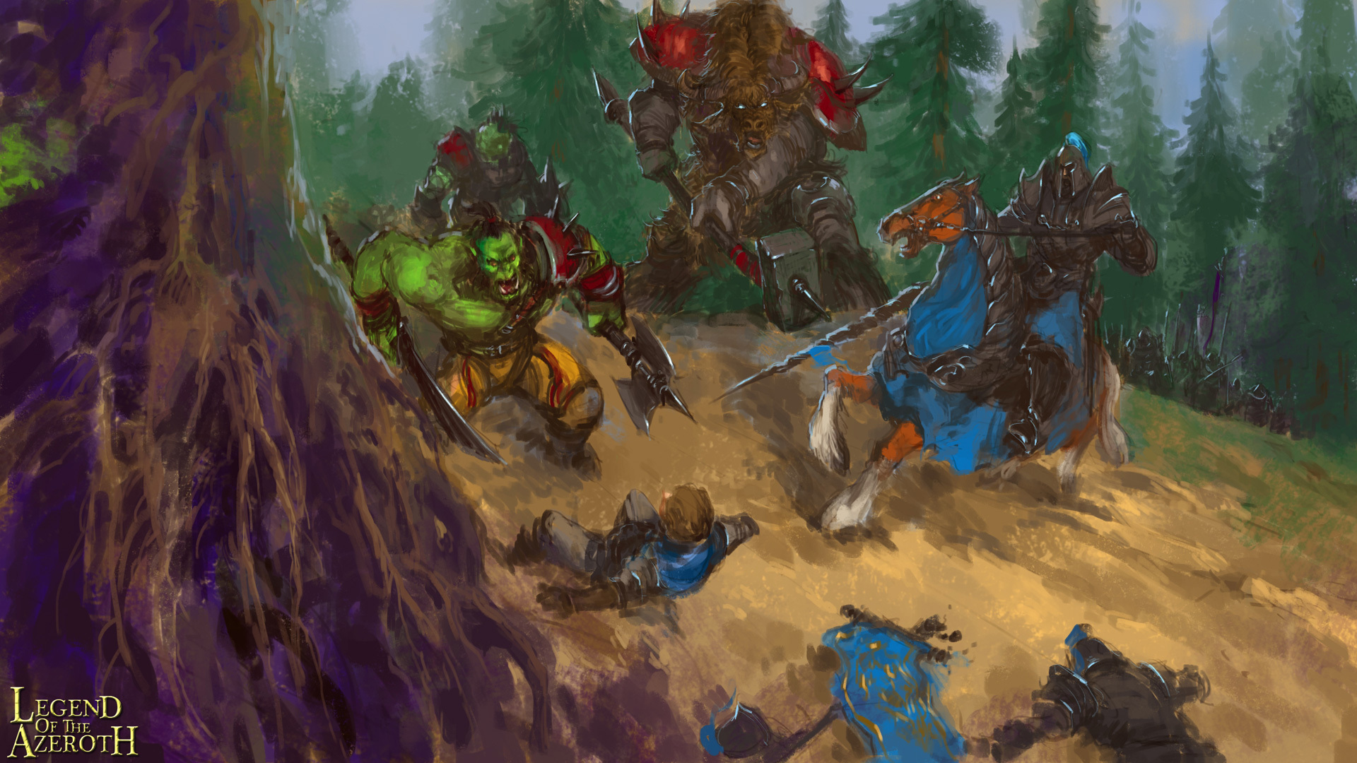 漫画艾泽拉斯传说四 影牙城堡