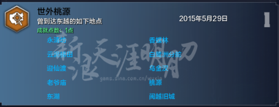 天涯明月刀ol东越成就点