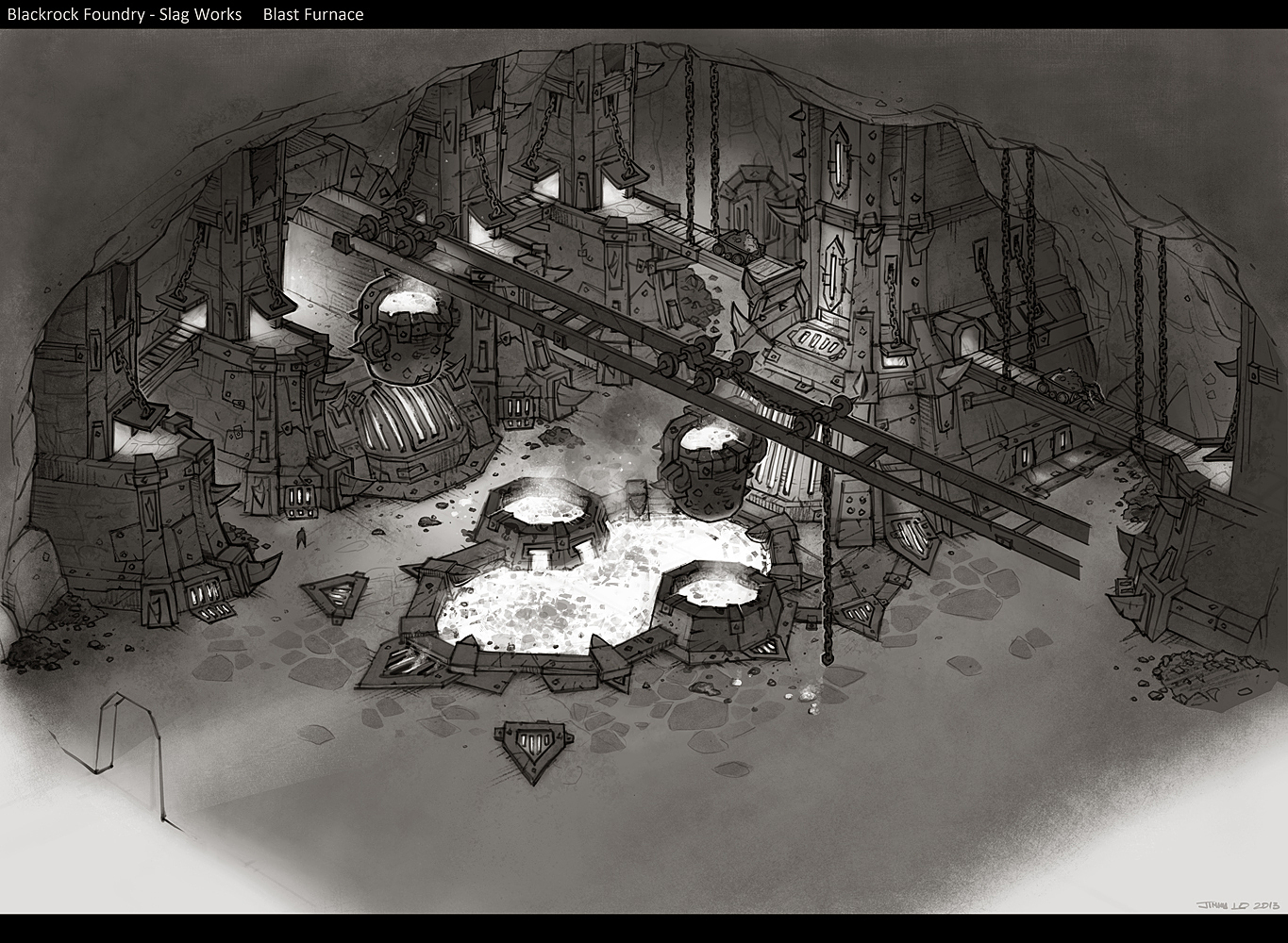 德拉诺黑石铸造厂的副本场景-魔兽世界专区