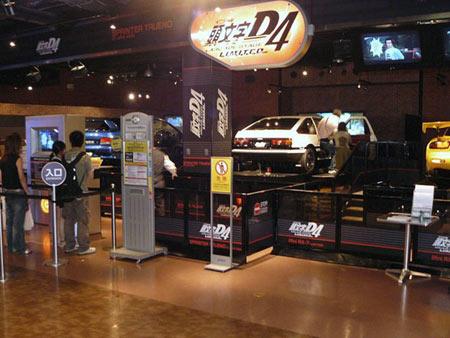 真车上阵 最强的头文字D飙车街机现身